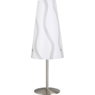 Lampa stołowa biała Brilliant Isi - Klasyczny design