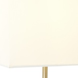 Lampa stołowa biała Aglae - Brilliant | Elegancki design