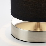 Lampa stołowa czarna Brilliant Clarie | Elegancki design