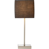 Lampa stołowa Aglae czarna Brilliant - Eleganckie oświetlenie