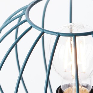 Lampa stołowa Sorana niebieska Brilliant - Skandynawski Design