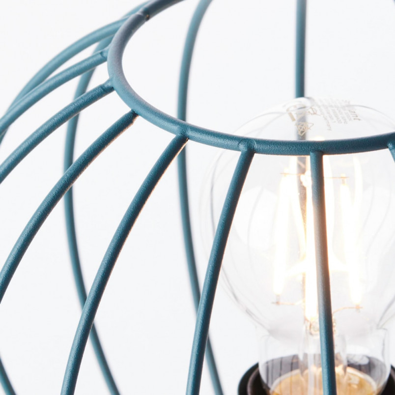Lampa stołowa Sorana niebieska Brilliant - Skandynawski Design
