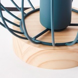 Lampa stołowa Sorana niebieska Brilliant - Skandynawski Design
