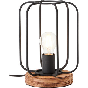 Lampa stołowa Tosh czarna Brilliant - Loftowa elegancja