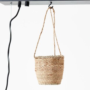 Lampa Wisząca Loft Bankwood III | Drewno, E27 - Brilliant