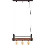 Lampa Wisząca Loft Bankwood III | Drewno, E27 - Brilliant
