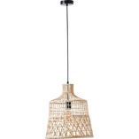 Lampa wisząca bambusowa Newbury - Naturalny styl Boho | Brilliant