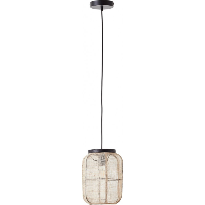 Lampa wisząca boho Tanah 22cm - Naturalny design | Brilliant