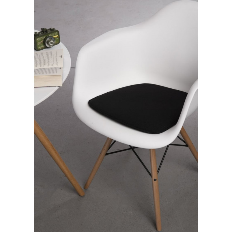 Poduszka na Krzesło Arm Chair Czarna Intesi - Komfort i Styl