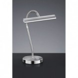 Lampa biurkowa antyczna Curtis LED Trio - Srebrna, Retro