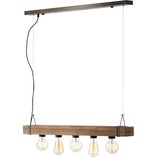 Lampa wisząca drewniana Woodhill 80cm | Loftowa lampa Brilliant