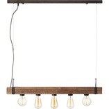 Lampa wisząca drewniana Woodhill 80cm | Loftowa lampa Brilliant