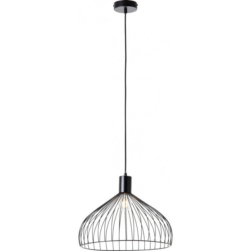 Lampa wisząca Blacky | Loftowa lampa czarna Brilliant