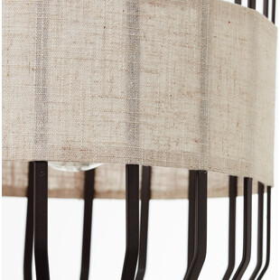 Lampa wisząca Slope czarna Brilliant - Nowoczesny design