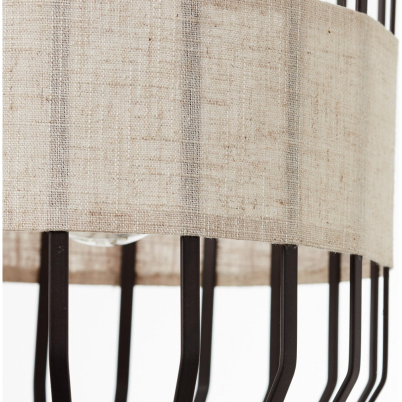 Lampa wisząca Slope czarna Brilliant - Nowoczesny design