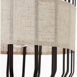 Lampa wisząca Slope czarna Brilliant - Nowoczesny design