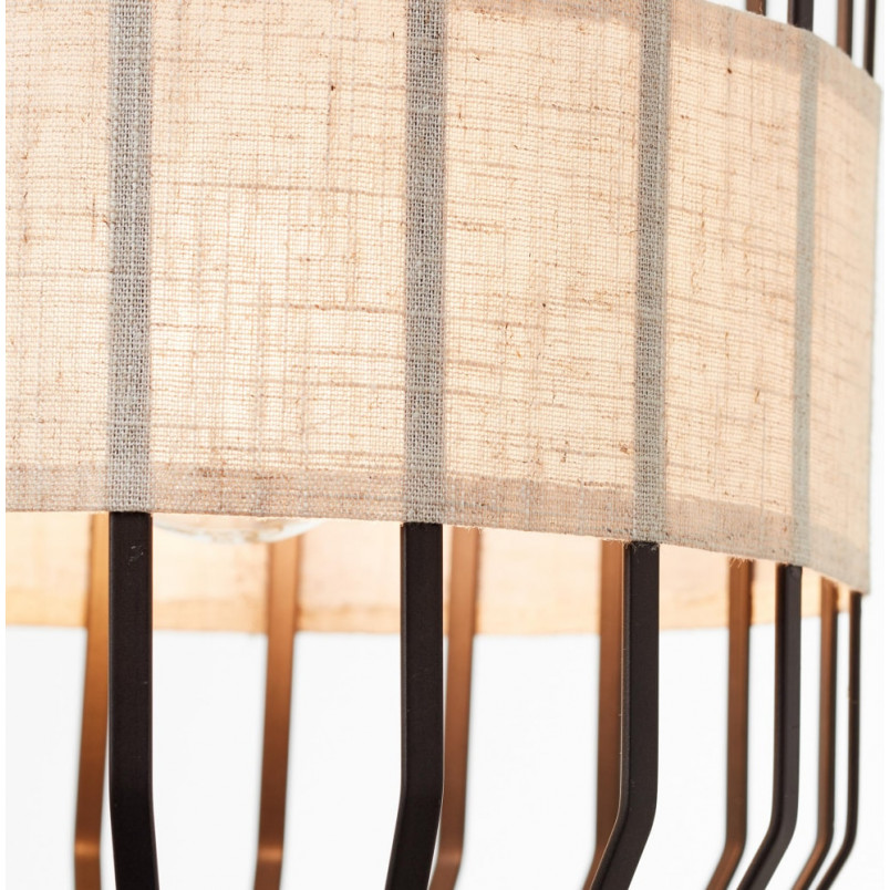 Lampa wisząca Slope czarna Brilliant - Nowoczesny design