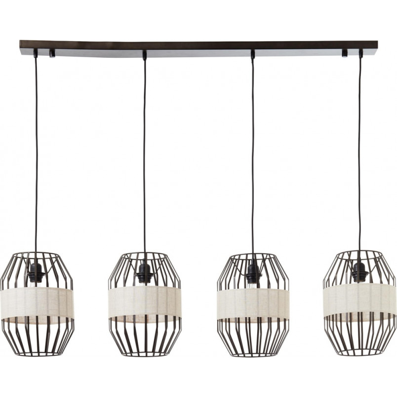 Lampa wisząca Slope IV czarna - Brilliant | Nowoczesne oświetlenie