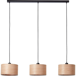 Lampa Wisząca Romm Drewno | Oświetlenie Skandynawskie Brilliant