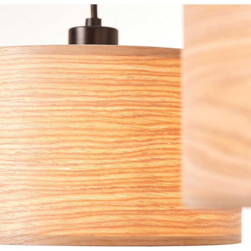 Lampa Wisząca Romm Drewno | Oświetlenie Skandynawskie Brilliant