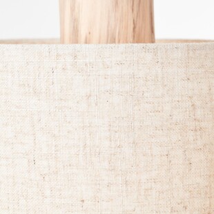 Lampa wisząca Pia III beżowa 80cm - Skandynawski design