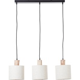 Lampa wisząca Pia III beżowa 80cm - Skandynawski design