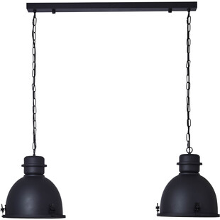 Lampa Wisząca Industrialna Kiki - Brilliant | Czarna, Loftowa