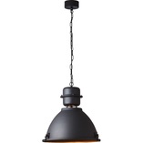 Lampa wisząca industrialna Kiki | Czarna, E27 | Brilliant