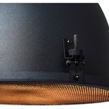 Lampa wisząca industrialna Kiki | Czarna, E27 | Brilliant