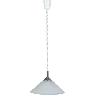 Lampa wisząca Ariana | Szklana, Biała | Brilliant - Kup Teraz!