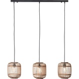 Lampa wisząca rattanowa Woodrow | Boho | Brilliant