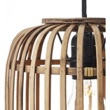 Lampa wisząca rattanowa Woodrow | Boho | Brilliant