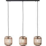 Lampa wisząca rattanowa Woodrow | Boho | Brilliant