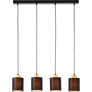 Lampa wisząca Vonnie IV | Skandynawska, czarna, 80cm - Brilliant