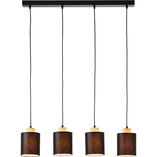 Lampa wisząca Vonnie IV | Skandynawska, czarna, 80cm - Brilliant