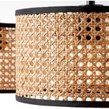 Lampa wisząca rattanowa Wiley III 110cm - Brilliant | Naturalny design