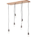 Lampa Wisząca Rustik VI | Czarna, Loftowa - Brilliant