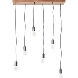 Lampa Wisząca Rustik VI | Czarna, Loftowa - Brilliant