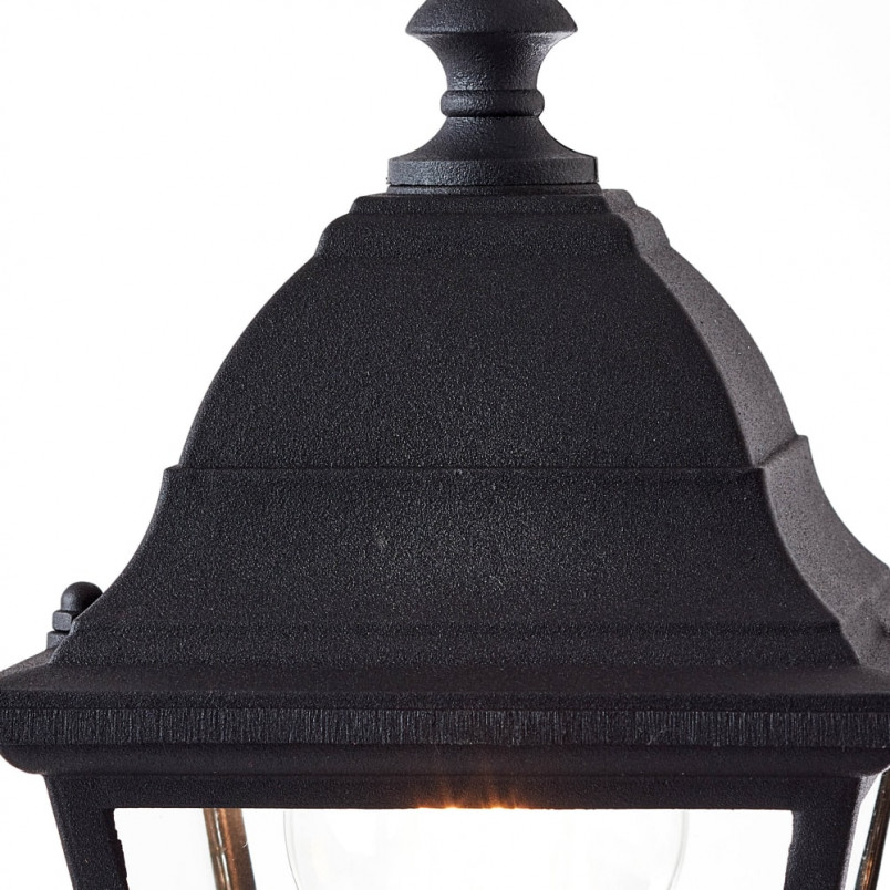 Lampa zewnętrzna retro Brilliant Newport | Czarna, E27