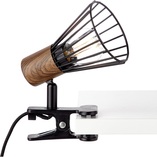 Lampa biurkowa Manama | Loftowa lampka z klipsem - Brilliant