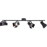 Plafon Industrialny Movie IV LED Czarny | Brilliant