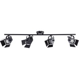 Plafon Industrialny Movie IV LED Czarny | Brilliant