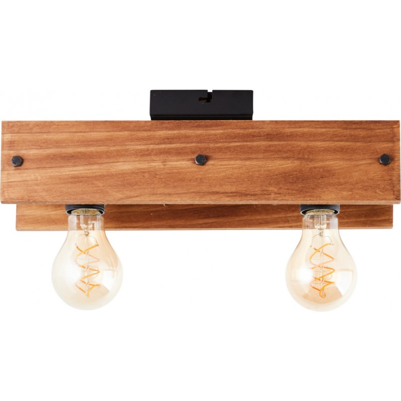 Plafon drewniany Calandra 38cm | Lampa Brilliant - Loftowy design