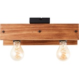 Plafon drewniany Calandra 38cm | Lampa Brilliant - Loftowy design