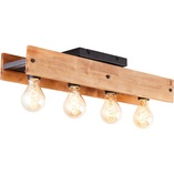 Plafon drewniany Calandra 60cm - Loftowy design | Brilliant