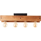 Plafon drewniany Calandra 60cm - Loftowy design | Brilliant