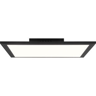 Plafon kwadratowy nowoczesny Abie 39,5cm czarny Brilliant