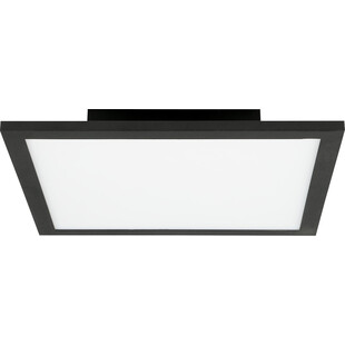 Plafon kwadratowy nowoczesny Buffi 29,5cm czarny Brilliant