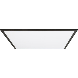 Plafon kwadratowy nowoczesny Buffi 59,5cm czarny Brilliant