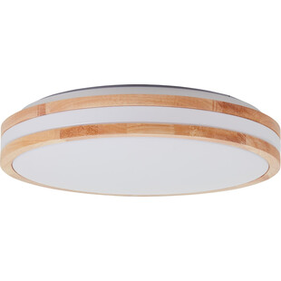 Plafon drewniany okrągły Laskos 38cm Brilliant